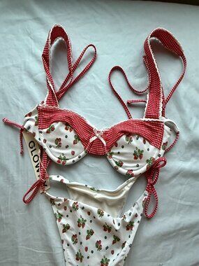 glowny mix berry bikini set